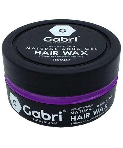 Gabri Professional Natural Aqua Hair Gel Wax Violet Touch-150 ml