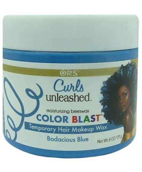 ORS Unleashed Moisturizing Beeswax Color blast Bodacious Blue-171g/6oz