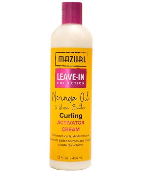 Mazuri Moringa Oil & Shea Butter Curling Activator Cream-454 ml/12 fl.oz