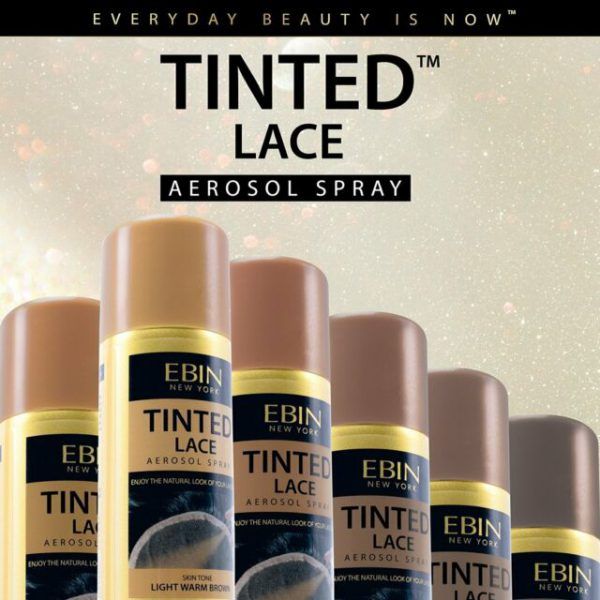 EBIN Tinted Lace Aerosol Spray -Cool Deep Brown 80 ml/2.7 fl.0z