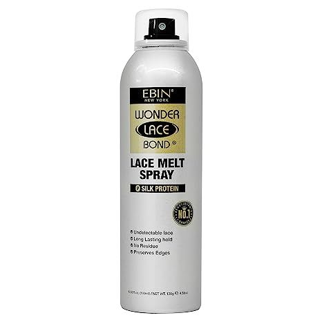 EBIN New York Lace Bond Lace Melt Spray with Silk Protein -130GM/4.58 OZ
