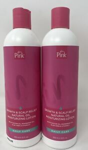 Luster's Pink Growth & Scalp Relief Natural Oil Moisturizing Lotion- 12 fl.oz/355 ml