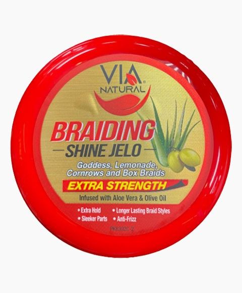 VIA Natural Brading shine Jelo Extra Strength -227 g /8 oz