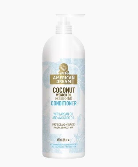 American Dream Coconut Wonder Oil Nourishing Conditioner With Argan & Avocado oil-443 ml