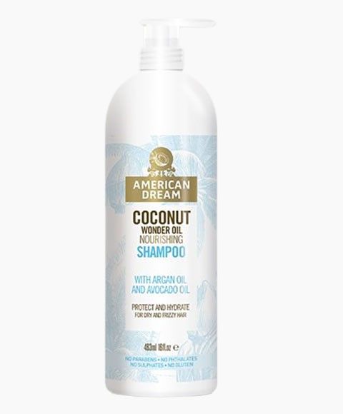 American Dream Coconut Wonder Oil Nourishing Shampoo With Argan & Avocado oil-443 ml