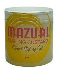 Mazuri Curling Custard Natural Styling Gel -8 oz