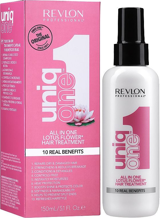 REVLON Professional Uniq One All in One Lotus Flower Hair Treatment-150 ml/5.1 fl.oz