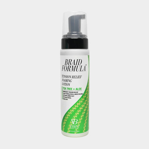 Ebin Braid Formula Tension Relief Foaming Lotion Tea Tree + Aloe 8.5oz.