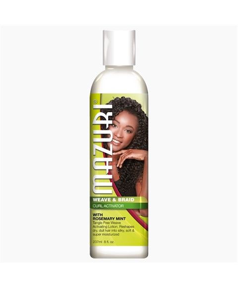 Mazuri Wave & Braid Curl Activator with Rosemary Mint -237ml/8 fl.oz