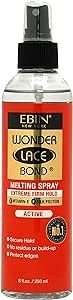 Ebin wonder lace bond melting spray Active -Extreme Firm Hold 250ml/8fl.oz