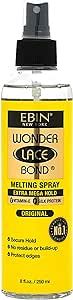 Ebin wonder lace bond melting spray Original -Extra Firm Hold 250ml/8fl.oz