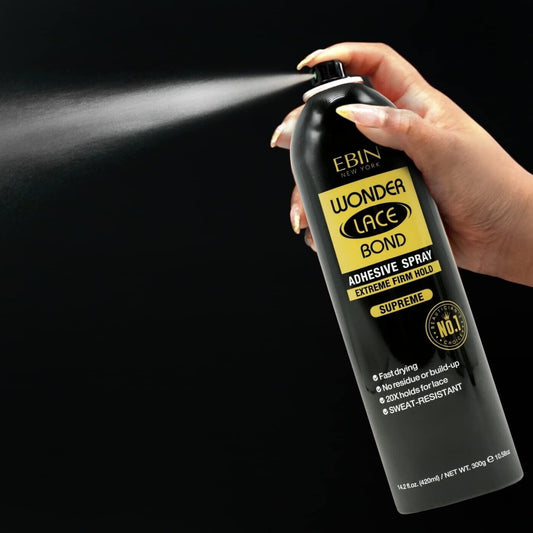 EBIN Wonder lace Bond Adhesive Spray -Extreme mega hold Supreme 420 ml/ 14.2