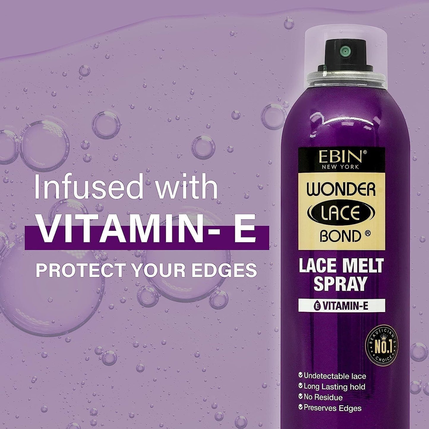 EBIN Wonder lace Bond Lace Melt Spray Vitamin E -80ml/2.7 fl.oz
