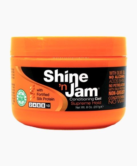 Shine 'N' Jam Conditioning Gel Supreme Hold- 227 g/8 oz