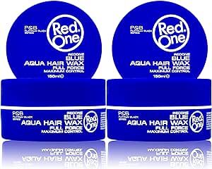Red One Maximum Control Blue Aqua Hair Wax Full Force - 150ml