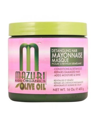 Mazuri Olive Oil Detangling Hair Mayonnaise Masque-455 g/16 oz