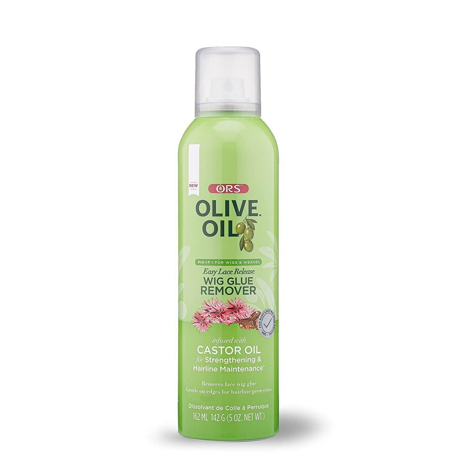ORS Olive Oil Fix It Easy Lace Release Wig Glue Remover With Castor Oil-162 ml/5 fl.oz