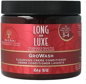 AS I AM Long & Luxe GroWash-454 g/16oz