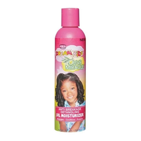 African Pride Dream Kids Olive Miracle Anti-Breakage Detangling Oil Moisturizer 236ML/8OZ
