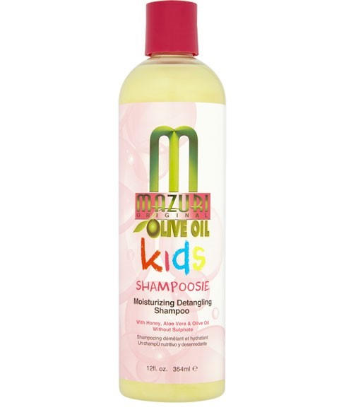 Mazuri Olive Oil KIds SHAMPOOSIE Moisturizing Detangling Shampoo 354ml/12oz