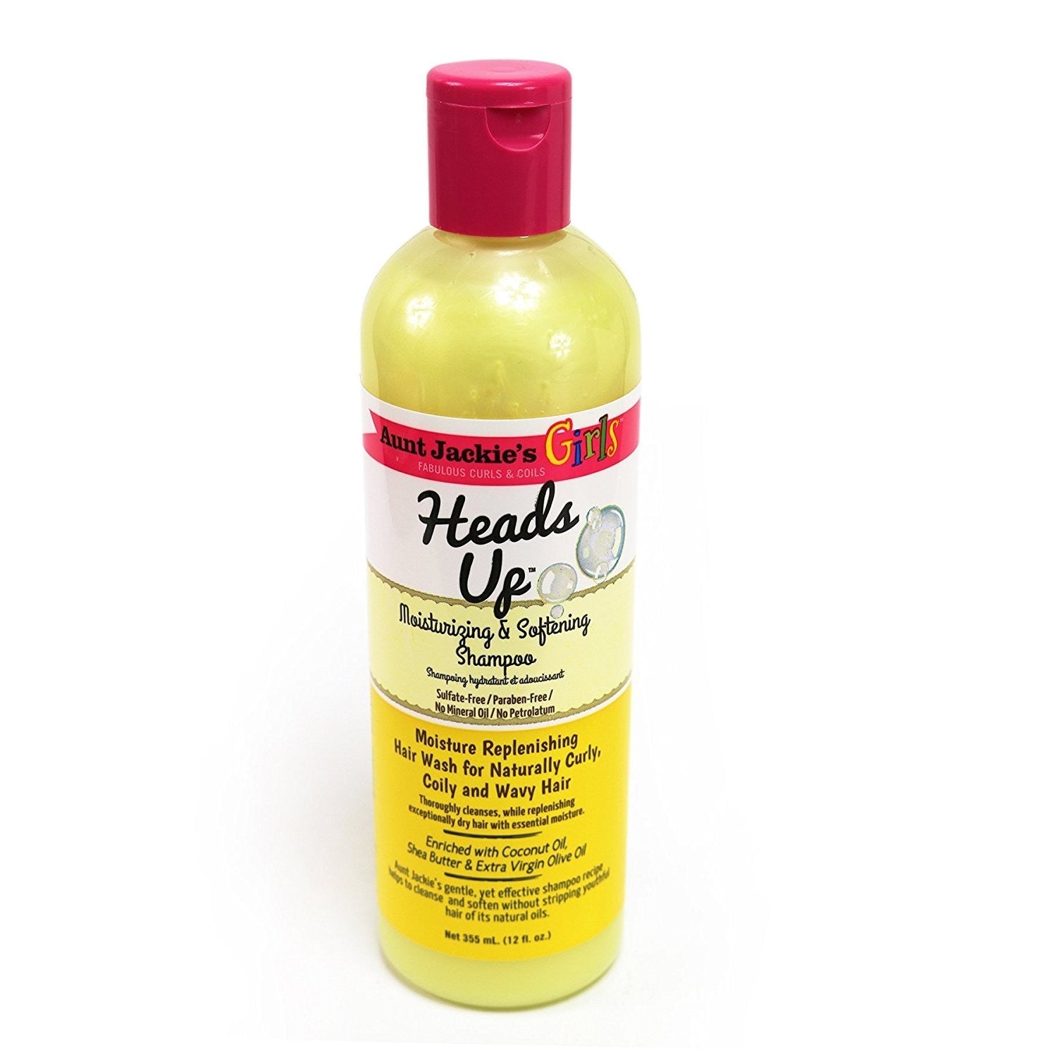 Aunt Jackie's Girls Heads UP Moisturizing & Softening Shampoo 355ml/12oz
