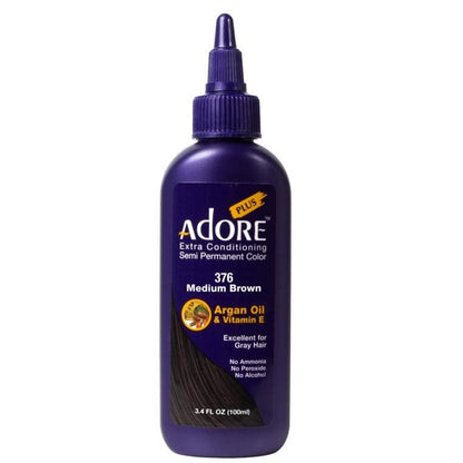 Adore Plus - Semi Permanent Hair Colour Dye 3.4oz/100ml
