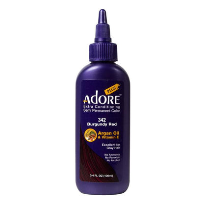 Adore Plus - Semi Permanent Hair Colour Dye 3.4oz/100ml