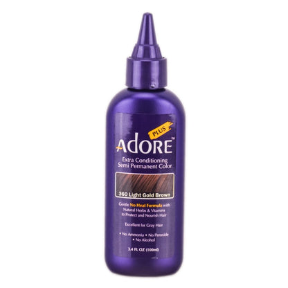 Adore Plus - Semi Permanent Hair Colour Dye 3.4oz/100ml