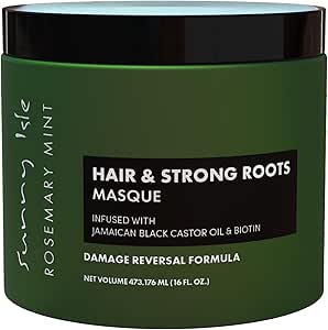 Sunny Isle Rosemary & Mint Hair & Strong roots Masque-473 ml/16 fl.oz