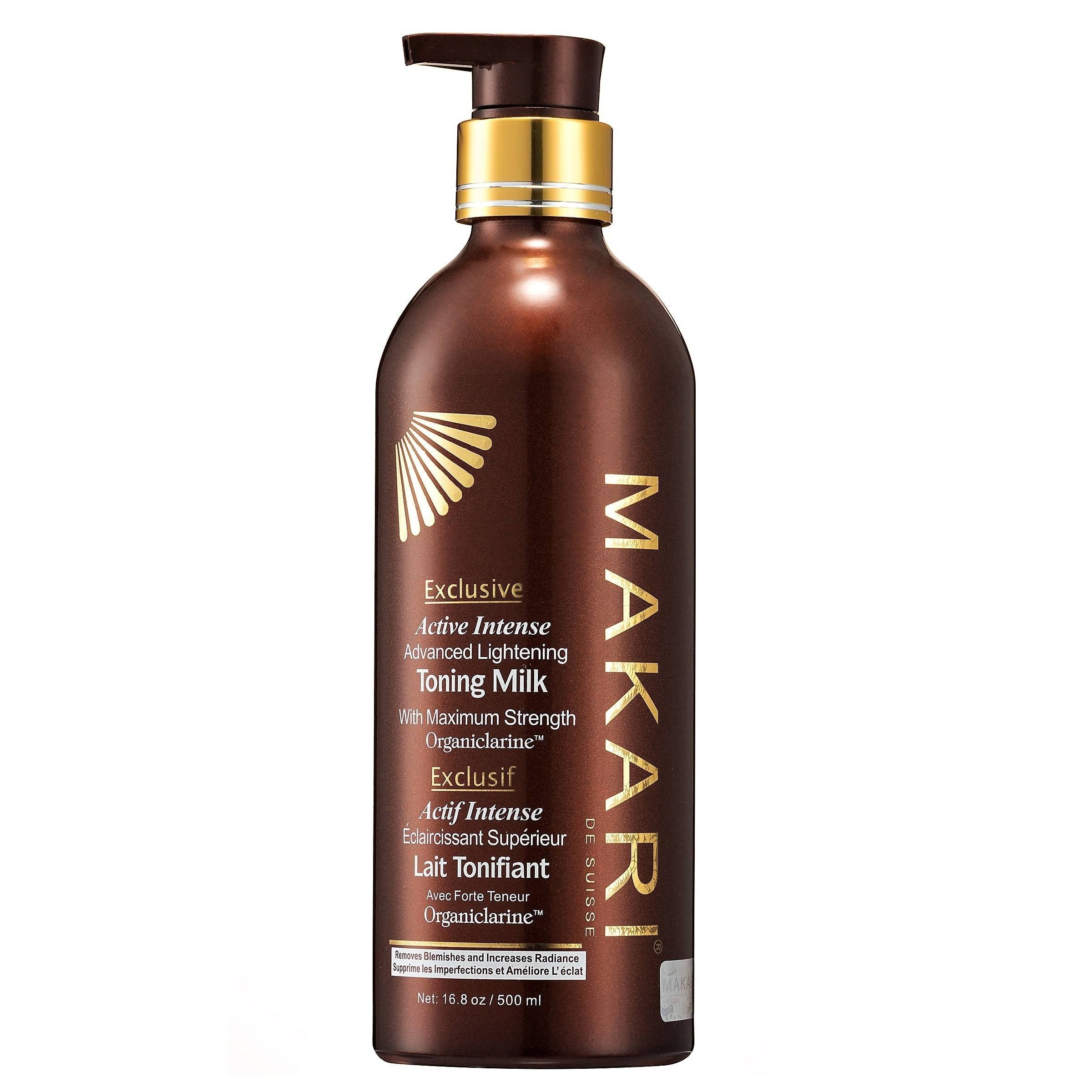 Makari Exclusive Active Intense Unify & llluminate Tone Boosting Body MILK 16.8oz/500ml