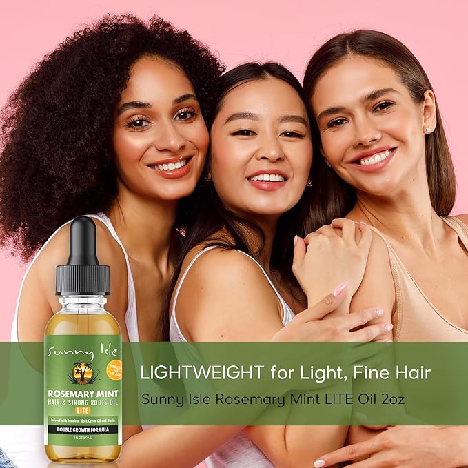 Sunny Isle Rosemary Mint Hair & Strong Roots Oil-59ml/2 fl.oz