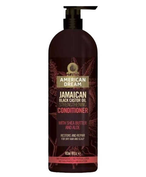 American Dream Jamaican Black Castor Oil Strengthening Conditioner With Shea Butter & Aloe-443 ml