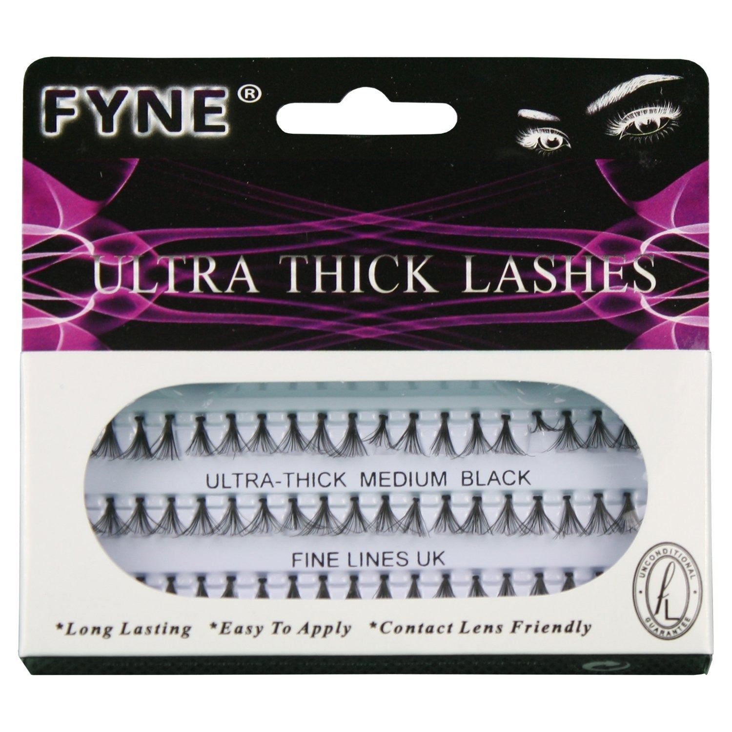 Fine Lines UK Individual Lashes - Ultra Thick Black