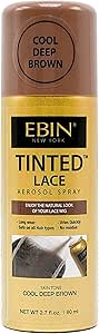 EBIN Tinted Lace Aerosol Spray -Cool Deep Brown 80 ml/2.7 fl.0z