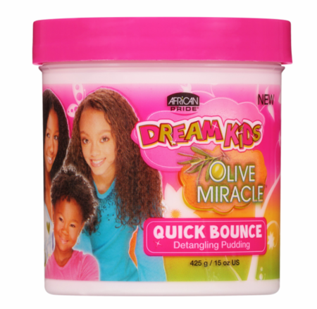 African Pride Dream Kids Olive Miracle Quick Bounce Detangling Pudding 425G/15OZ