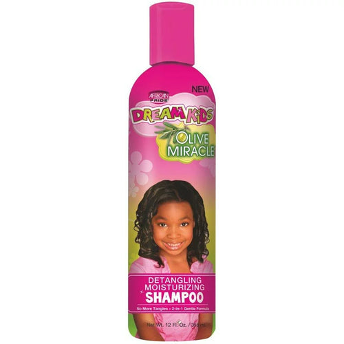 African Pride Dream Kids Olive Miracle Detangling Moisturizing Shampoo 355ML/12OZ
