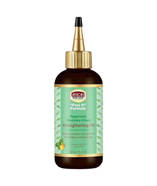 African Pride Peppermint, Rosemary  & Sage Strengthening Oil-118ml/4 Fl.Oz