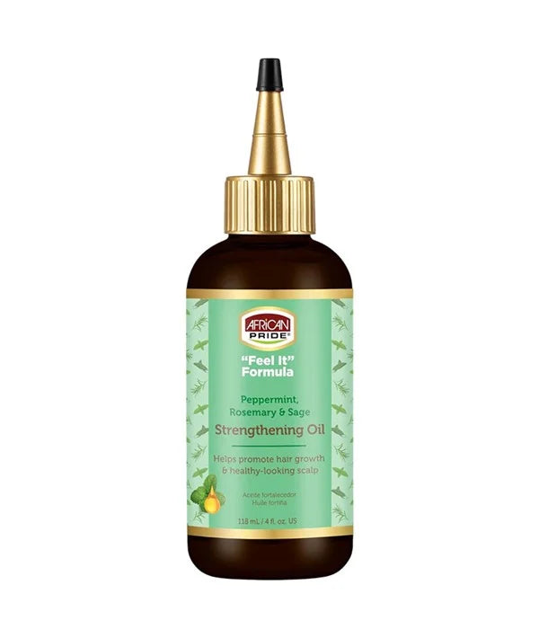African Pride Peppermint, Rosemary  & Sage Strengthening Oil-118ml/4 Fl.Oz