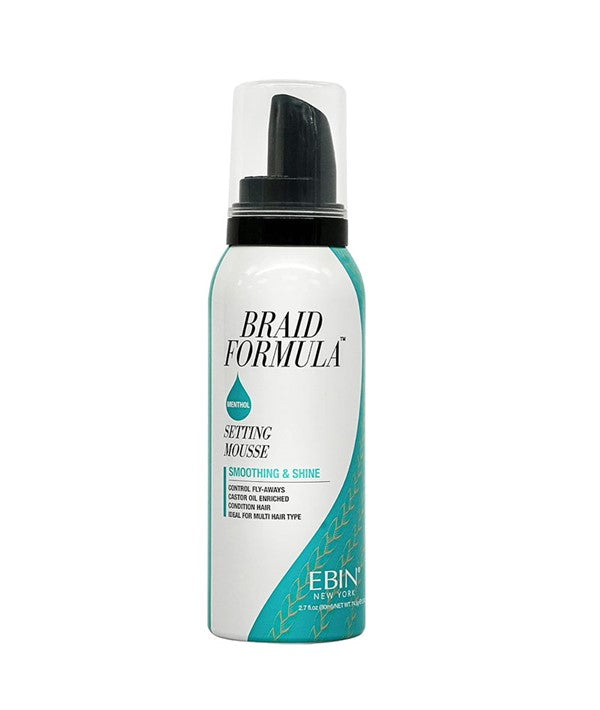 Ebin Braid Formula setting mousse Smoothing and shine-80ml/2.7 fl.oz