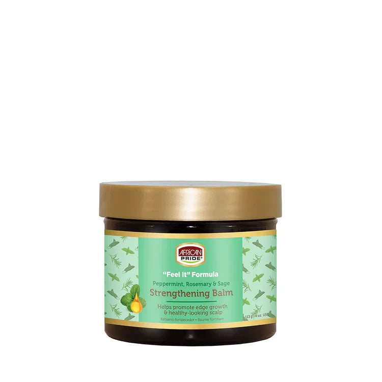 African Pride Peppermint Rosemary & Sage Strengthening Balm-113 g/4 oz
