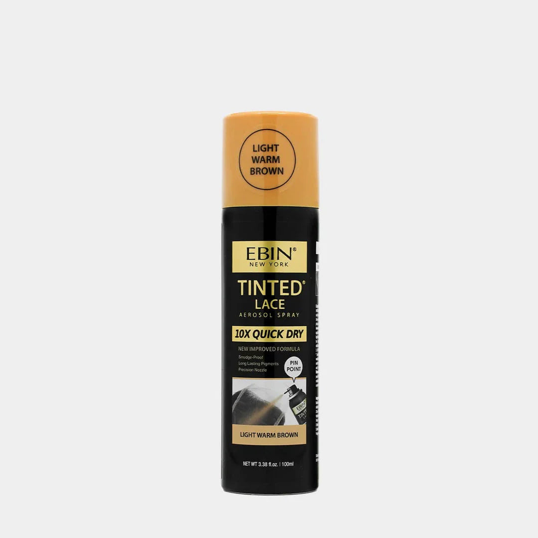 EBIN Tinted Lace Aerosol Spray 10x Quick Drying - 100ml/3.38oz