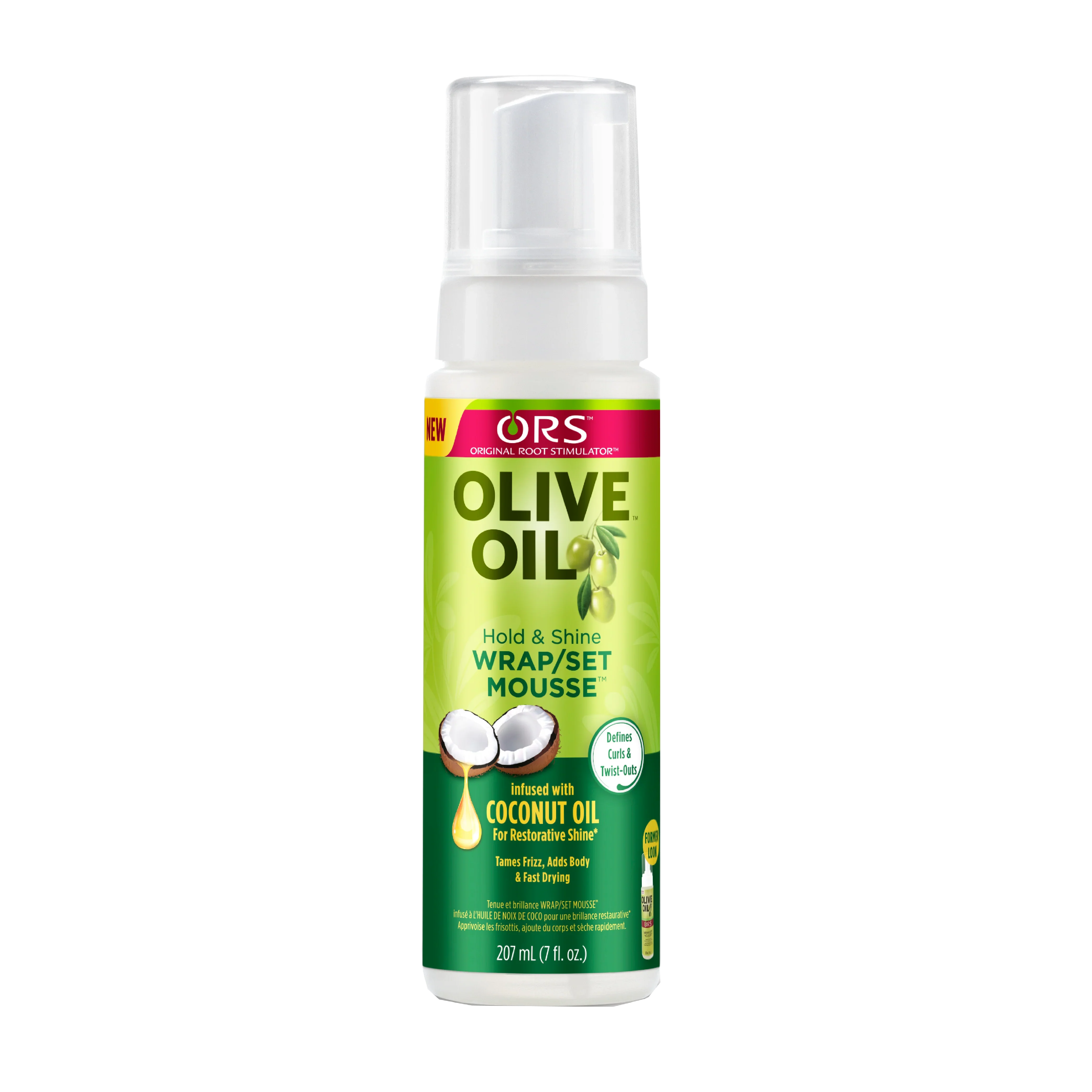 ORS Olive Oil Wrap/Set Mousse Hair styling Mousse 207ml/7oz