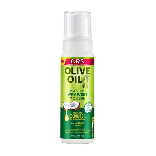 ORS Olive Oil Wrap/Set Mousse Hair styling Mousse 207ml/7oz