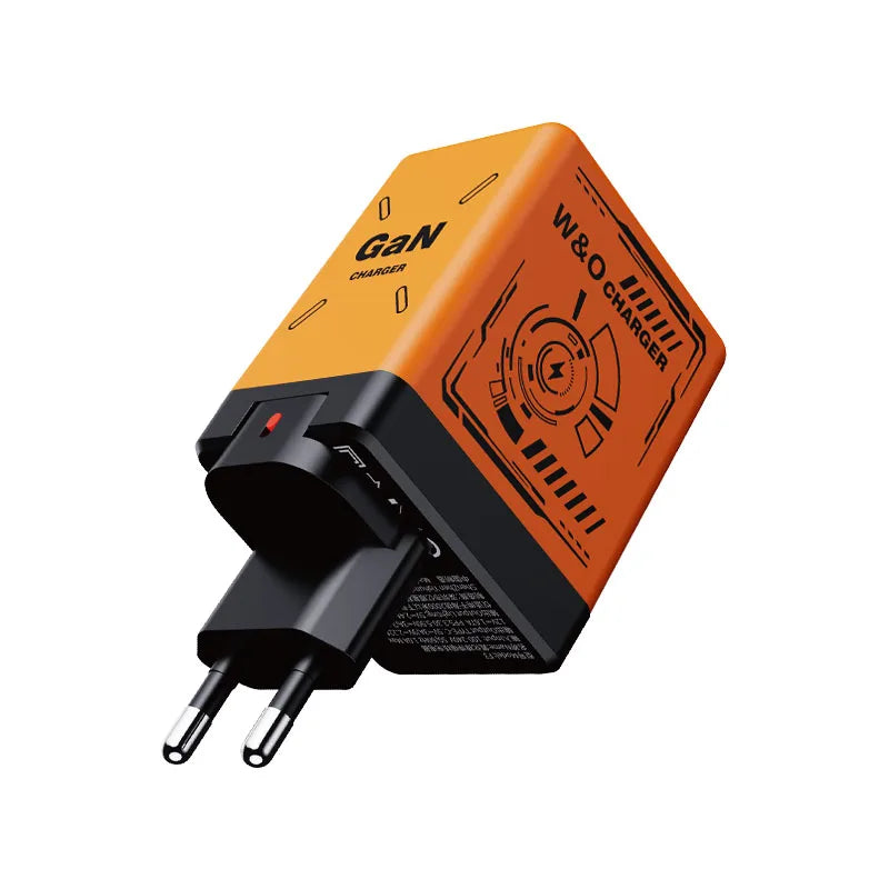 🎁 Hot Sale 🔥W&O 2-in-1 GaN Compatible with Fast Charger