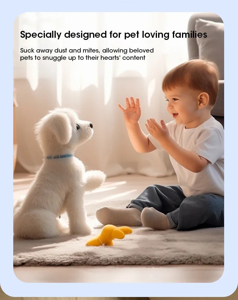 Wireless Bed Mite Remover Dust Mite Removal Vacuum Cleaner UV Mattress Dog Cat Hair Vacuum Cleaner For Pillows Sofas Carpets