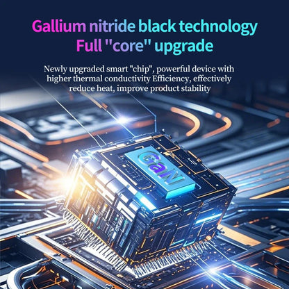 🎁 Hot Sale 🔥W&O 2-in-1 GaN Compatible with Fast Charger