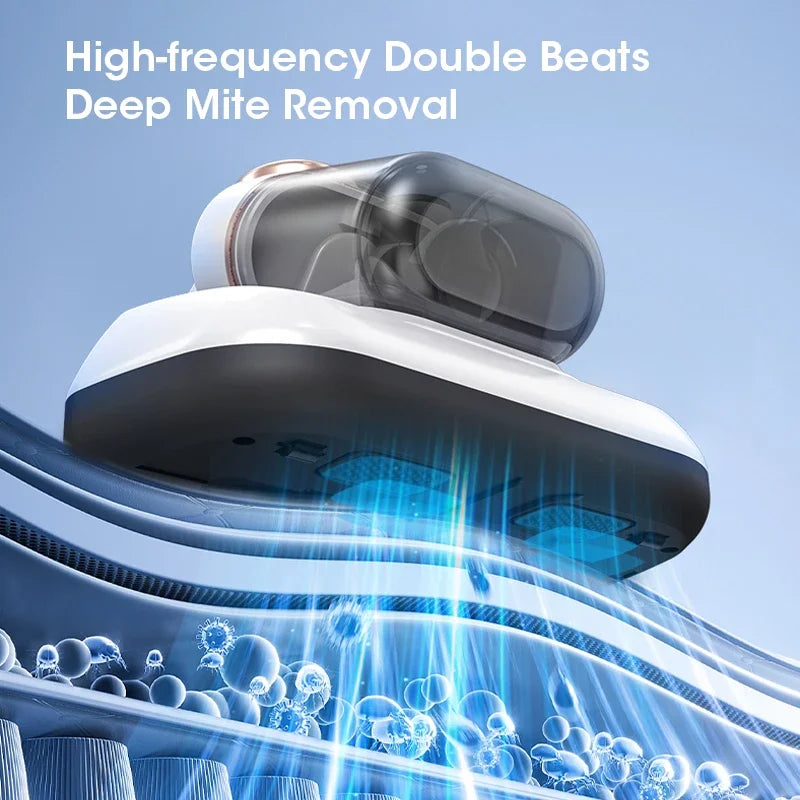 Wireless Bed Mite Remover Dust Mite Removal Vacuum Cleaner UV Mattress Dog Cat Hair Vacuum Cleaner For Pillows Sofas Carpets