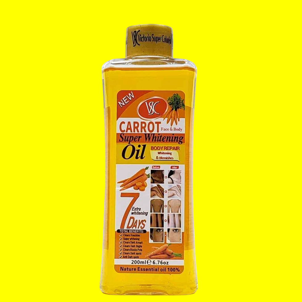 Veet Gold Carrot Super Whitening Oil 200ml