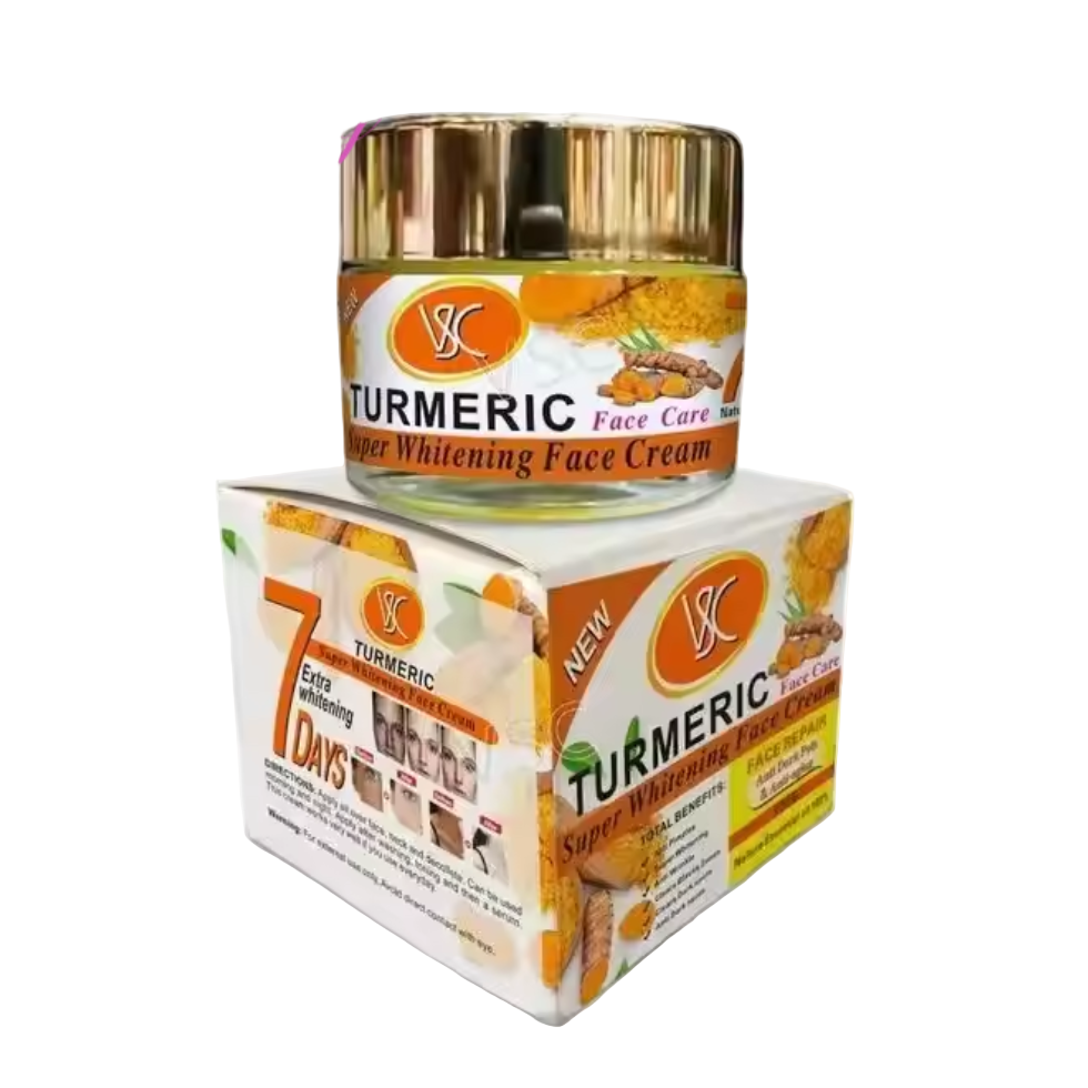 Veet Gold Turmeric Super Whitening Face Cream 50g – Brightening & Nourishing Daily Moisturizer