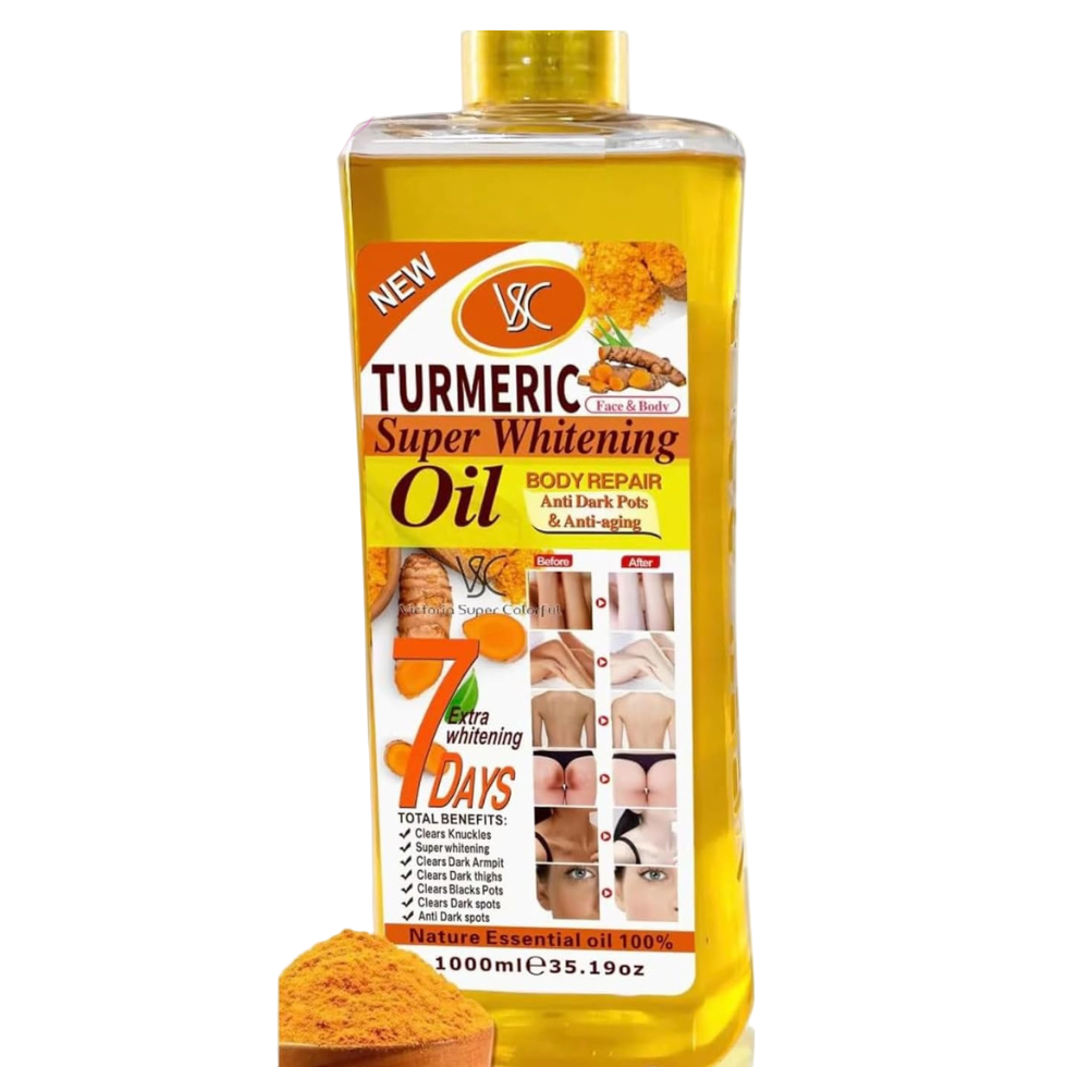 Veet Gold Turmeric Super Whitening Oil 1000ml